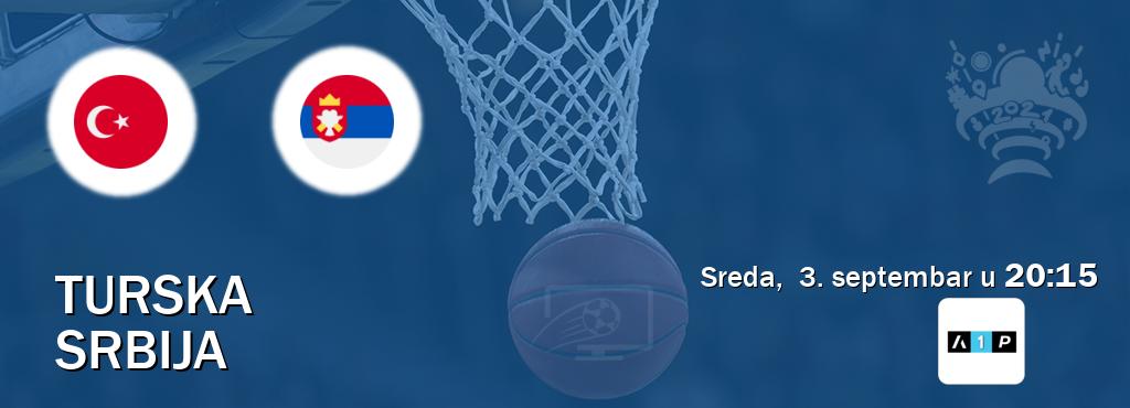 Izravni prijenos utakmice Turska i Srbija pratite uživo na Arena Premium 1 (sreda, 3. septembar u 20:15). Izravni prijenos utakmice Turska i Srbija pratite uživo na Arena Premium 1 (sreda, 3. septembar u 20:15).