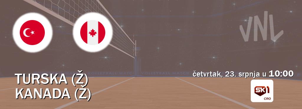 Izravni prijenos utakmice Turska (Ž) i Kanada (Ž) pratite uživo na Sportklub 1 (četvrtak, 23. srpnja u 10:00). Izravni prijenos utakmice Turska (Ž) i Kanada (Ž) pratite uživo na Sportklub 1 (četvrtak, 23. srpnja u 10:00).