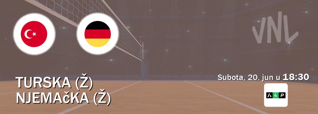 Izravni prijenos utakmice Turska (Ž) i Njemačka (Ž) pratite uživo na Arena Premium 4 (subota, 20. jun u 18:30). Izravni prijenos utakmice Turska (Ž) i Njemačka (Ž) pratite uživo na Arena Premium 4 (subota, 20. jun u 18:30).
