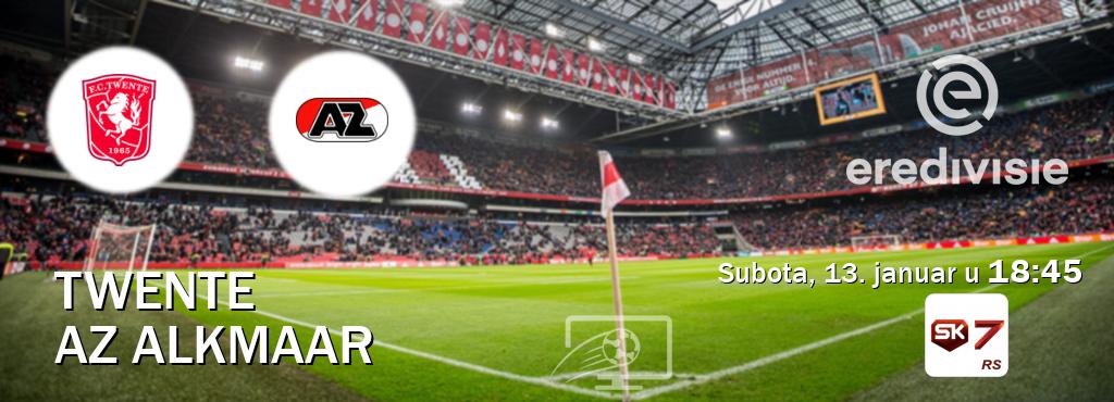Izravni prijenos utakmice Twente i AZ Alkmaar pratite uživo na Sportklub 7 (subota, 13. januar u  18:45).
