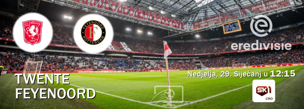 Izravni prijenos utakmice Twente i Feyenoord pratite uživo na Sportklub 1 (Nedjelja, 29. Siječanj u  12:15).