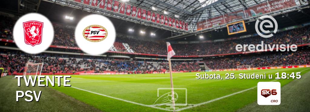 Izravni prijenos utakmice Twente i PSV pratite uživo na Sportklub 6 (Subota, 25. Studeni u  18:45).