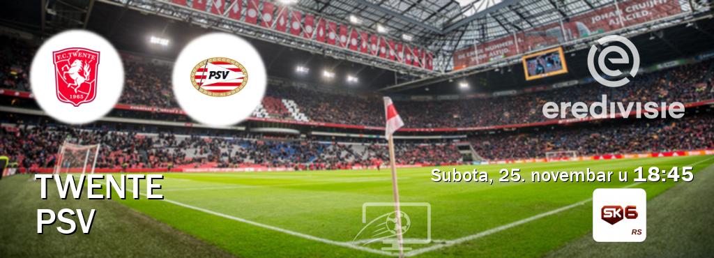 Izravni prijenos utakmice Twente i PSV pratite uživo na Sportklub 6 (subota, 25. novembar u  18:45).