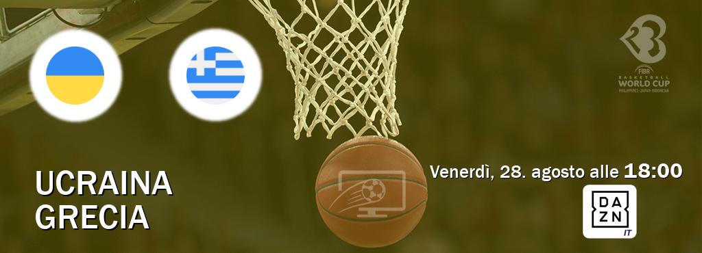 Il match Ucraina - Grecia sarà trasmesso in diretta TV su DAZN Italia (ore 18:00)