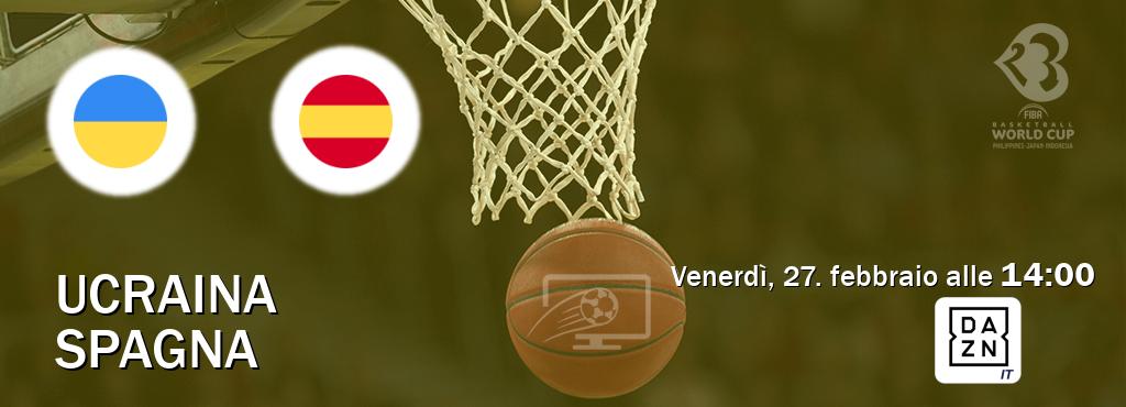 Il match Ucraina - Spagna sarà trasmesso in diretta TV su DAZN Italia (ore 14:00)