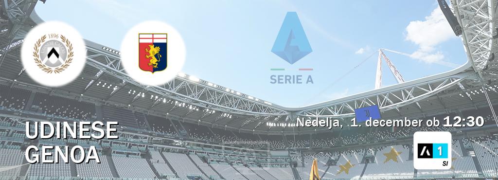 Dvoboj Udinese in Genoa s prenosom tekme v živo na Arena Sport 1.