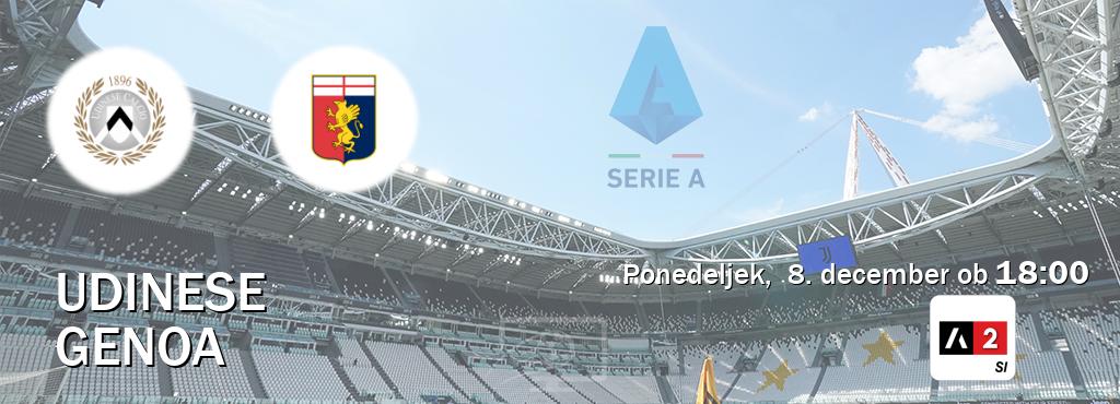 Dvoboj Udinese in Genoa s prenosom tekme v živo na Arena Sport 2.