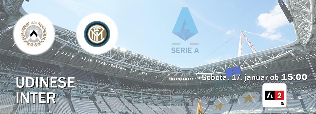 Prenos tekme med Udinese in Inter v živo na Arena Sport 2 (sobota, 17. januar ob  15:00 uri).