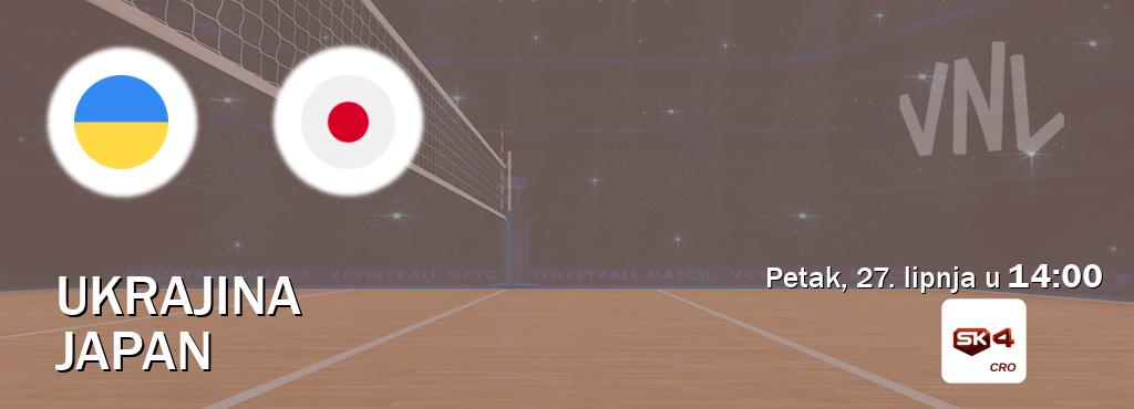 Izravni prijenos utakmice Ukrajina i Japan pratite uživo na Sportklub 4 (petak, 27. lipnja u  14:00).