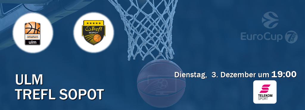 Das Spiel zwischen Ulm und Trefl Sopot wird am Dienstag,  3. Dezember um  19:00, live vom Magenta Sport übertragen.