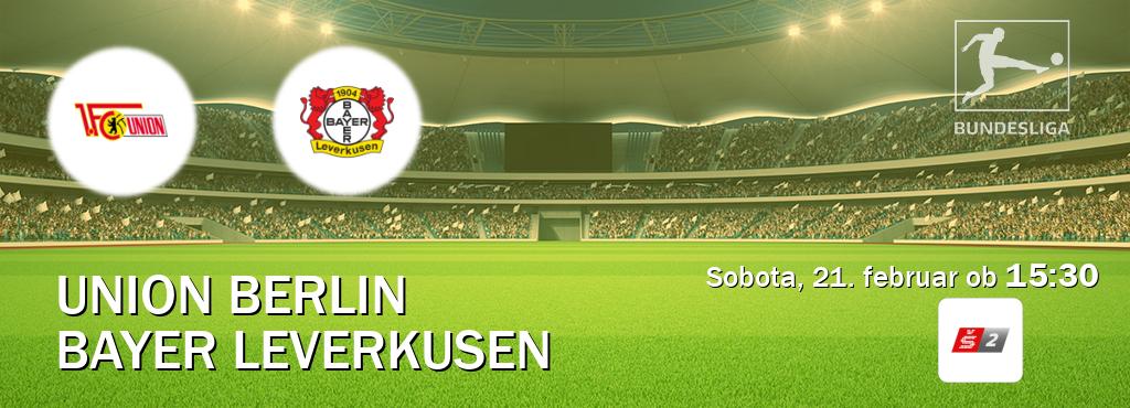 Union Berlin in Bayer Leverkusen v živo na Sport TV 2. Prenos tekme bo v sobota, 21. februar ob  15:30