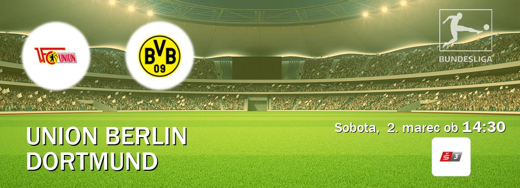 Prenos tekme med Union Berlin in Dortmund v živo na Sport TV 3 (sobota,  2. marec ob  14:30 uri).