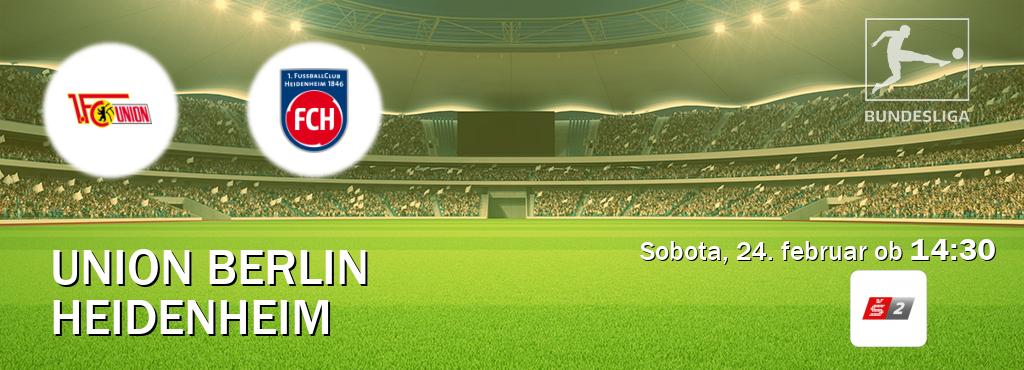 Dvoboj Union Berlin in Heidenheim s prenosom tekme v živo na Sport TV 2.