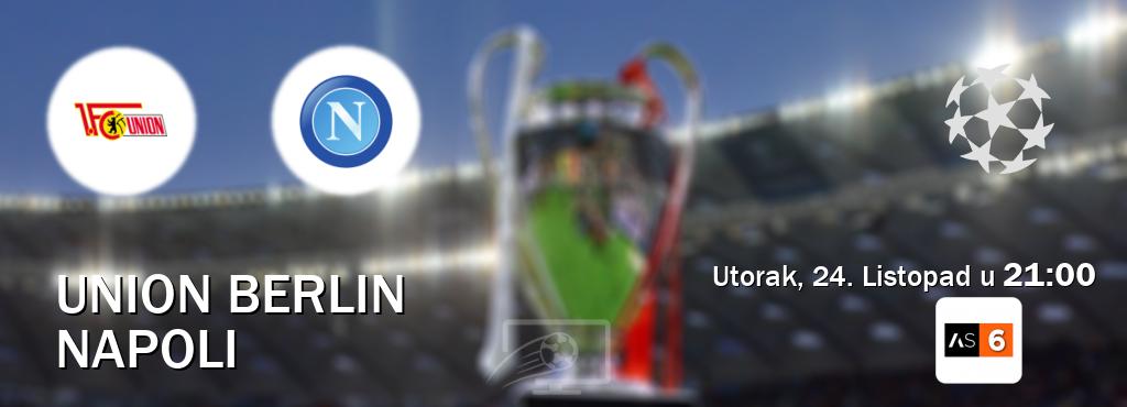 Izravni prijenos utakmice Union Berlin i Napoli pratite uživo na Arena Sport 6 (Utorak, 24. Listopad u  21:00).