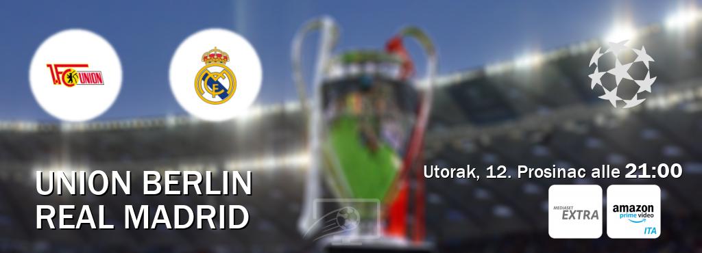 Il match Union Berlin - Real Madrid sarà trasmesso in diretta TV su Mediaset Extra e Mediaset Infinity (ore 21:00)