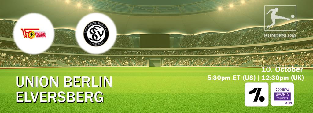 You can watch game live between Union Berlin and Elversberg on OneFootball and beIN Sports Connect(AU). You can watch game live between Union Berlin and Elversberg on OneFootball and beIN Sports Connect(AU).