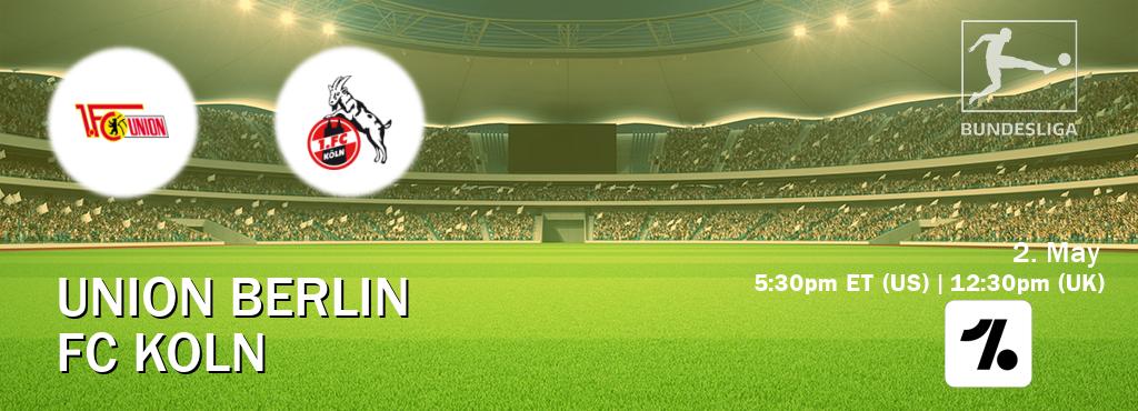 You can watch game live between Union Berlin and FC Koln on OneFootball.