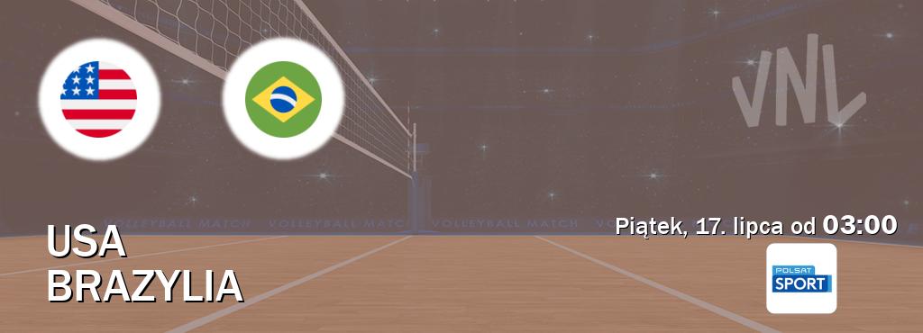 Gra między USA i Brazylia transmisja na żywo w Polsat Sport (piątek, 17. lipca od 03:00). Gra między USA i Brazylia transmisja na żywo w Polsat Sport (piątek, 17. lipca od 03:00).