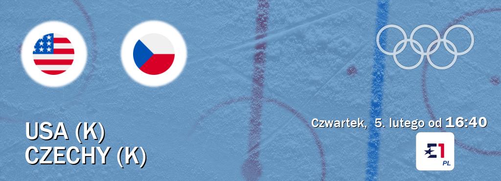 Gra między USA (K) i Czechy (K) transmisja na żywo w Eurosport (czwartek,  5. lutego od  16:40).
