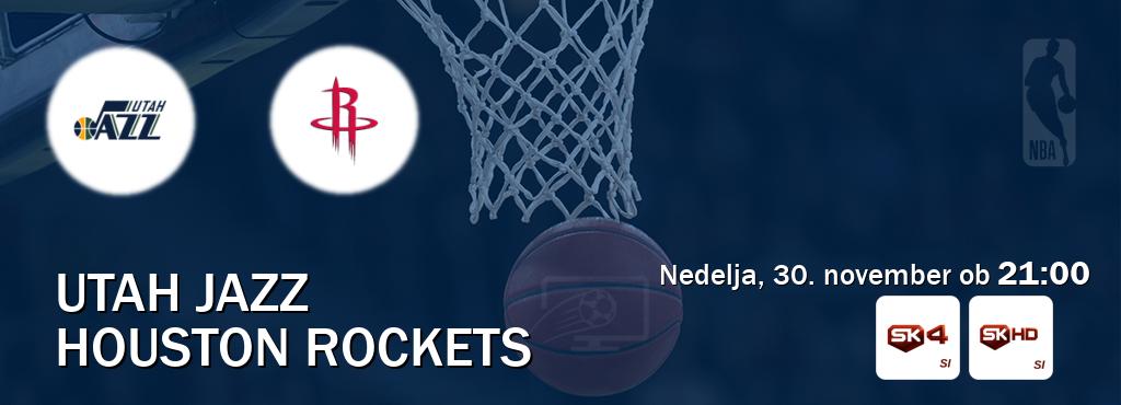 Prenos tekme med Utah Jazz in Houston Rockets v živo na Sportklub 4 in Sportklub HD (nedelja, 30. november ob 21:00 uri). Prenos tekme med Utah Jazz in Houston Rockets v živo na Sportklub 4 in Sportklub HD (nedelja, 30. november ob 21:00 uri).