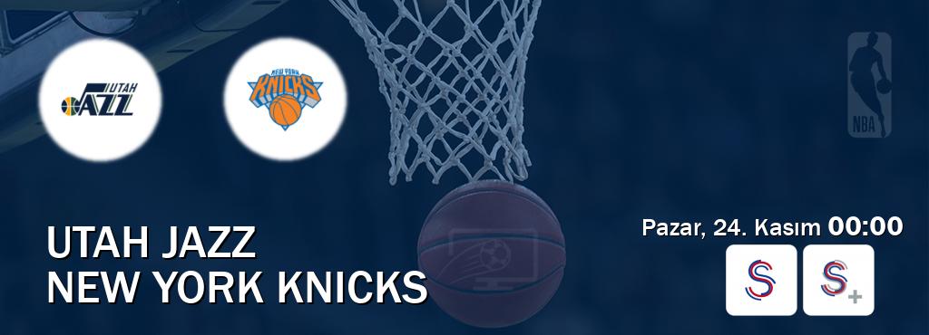 Karşılaşma Utah Jazz - New York Knicks S Sport ve S Sport +'den canlı yayınlanacak (Pazar, 24. Kasım  00:00).