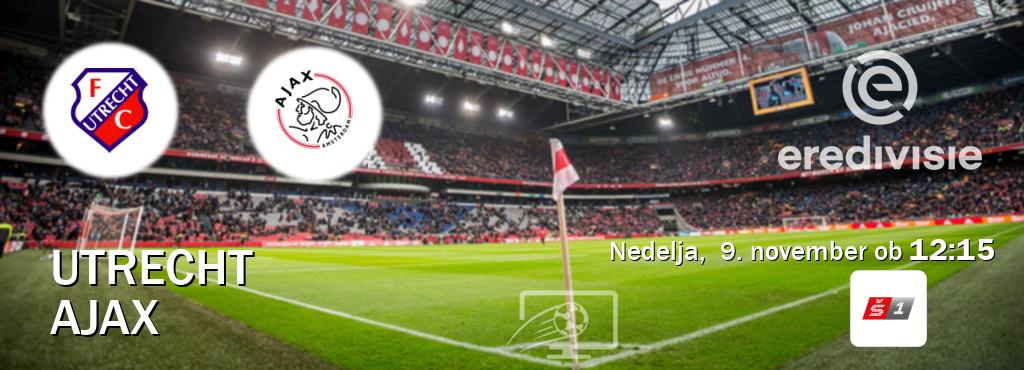Utrecht in Ajax v živo na Sport TV 1. Prenos tekme bo v nedelja, 9. november ob 12:15 Utrecht in Ajax v živo na Sport TV 1. Prenos tekme bo v nedelja, 9. november ob 12:15