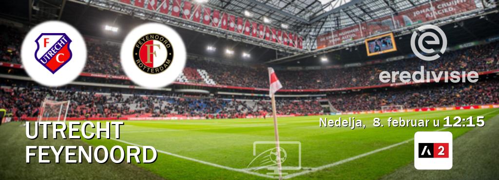 Izravni prijenos utakmice Utrecht i Feyenoord pratite uživo na Arena Sport 2 (nedelja,  8. februar u  12:15).