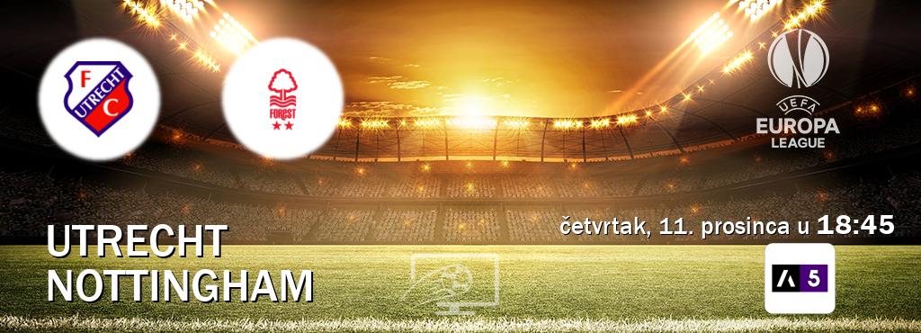 Izravni prijenos utakmice Utrecht i Nottingham pratite uživo na Arena Sport 5 (četvrtak, 11. prosinca u 18:45). Izravni prijenos utakmice Utrecht i Nottingham pratite uživo na Arena Sport 5 (četvrtak, 11. prosinca u 18:45).