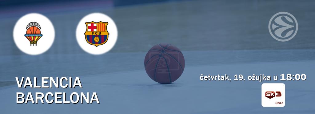 Izravni prijenos utakmice Valencia i Barcelona pratite uživo na Sportklub 3 (četvrtak, 19. ožujka u  18:00).