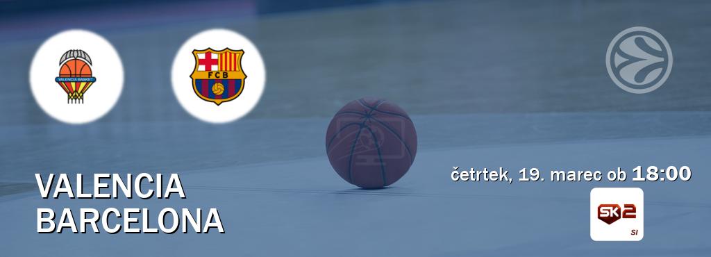 Valencia in Barcelona v živo na Sportklub 2. Prenos tekme bo v četrtek, 19. marec ob  18:00