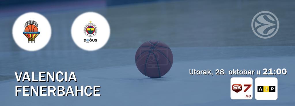 Izravni prijenos utakmice Valencia i Fenerbahce pratite uživo na Sportklub 7 i Arena Premium 3 (utorak, 28. oktobar u 21:00). Izravni prijenos utakmice Valencia i Fenerbahce pratite uživo na Sportklub 7 i Arena Premium 3 (utorak, 28. oktobar u 21:00).
