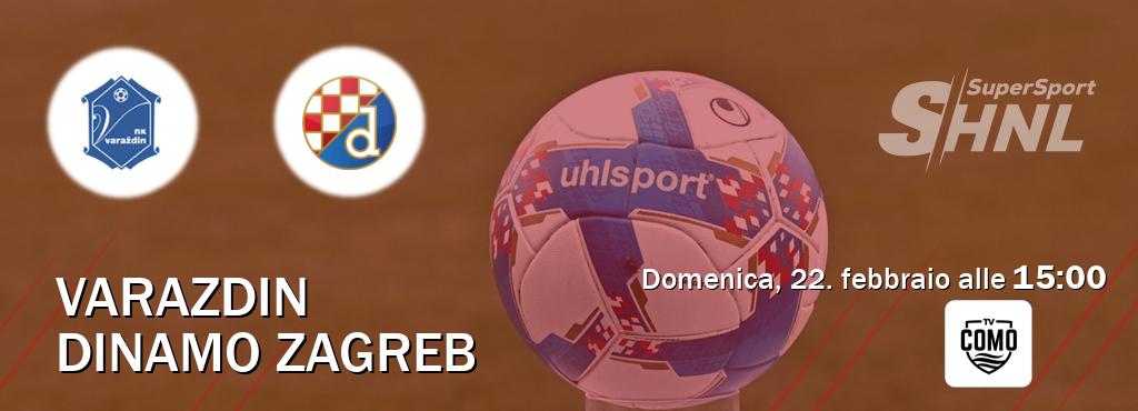 Il match Varazdin - Dinamo Zagreb sarà trasmesso in diretta TV su Como TV (ore 15:00)