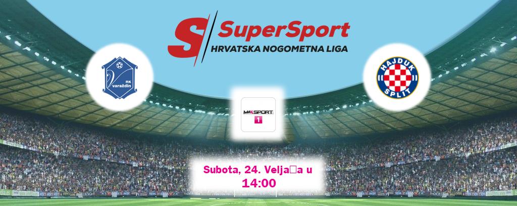 Izravni prijenos utakmice Varaždin i Hajduk Split pratite uživo na MAXSport1 (Subota, 24. Veljača u  14:00).