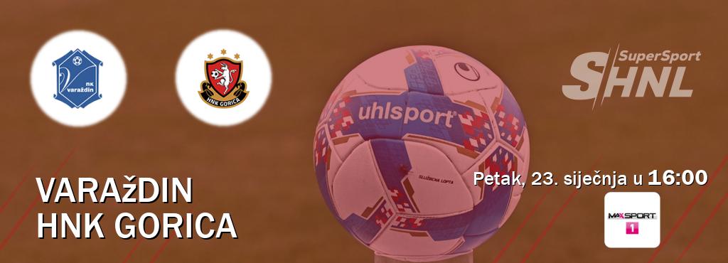 Izravni prijenos utakmice Varaždin i HNK Gorica pratite uživo na MAXSport1 (petak, 23. siječnja u  16:00).