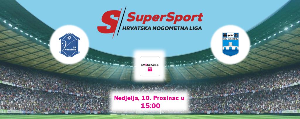 Izravni prijenos utakmice Varaždin i Osijek pratite uživo na MAXSport1 (Nedjelja, 10. Prosinac u  15:00).