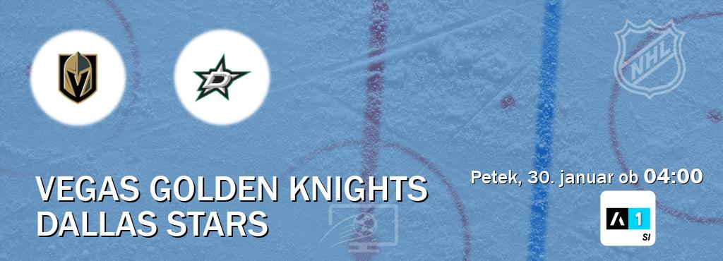 Ne zamudi prenosa tekme Vegas Golden Knights - Dallas Stars v živo na Arena Sport 1.