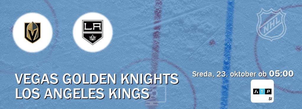 Vegas Golden Knights in Los Angeles Kings v živo na Arena Sport Premium. Prenos tekme bo v sreda, 23. oktober ob  05:00