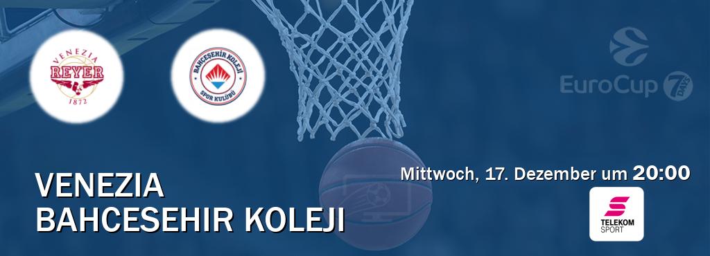 Das Spiel zwischen Venezia und Bahcesehir Koleji wird am Mittwoch, 17. Dezember um  20:00, live vom Magenta Sport übertragen.