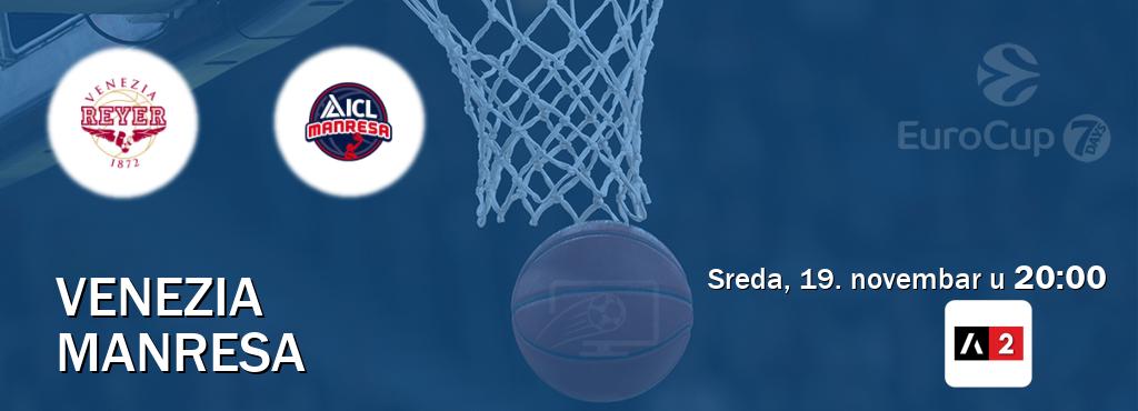 Izravni prijenos utakmice Venezia i Manresa pratite uživo na Arena Sport 2 (sreda, 19. novembar u 20:00). Izravni prijenos utakmice Venezia i Manresa pratite uživo na Arena Sport 2 (sreda, 19. novembar u 20:00).