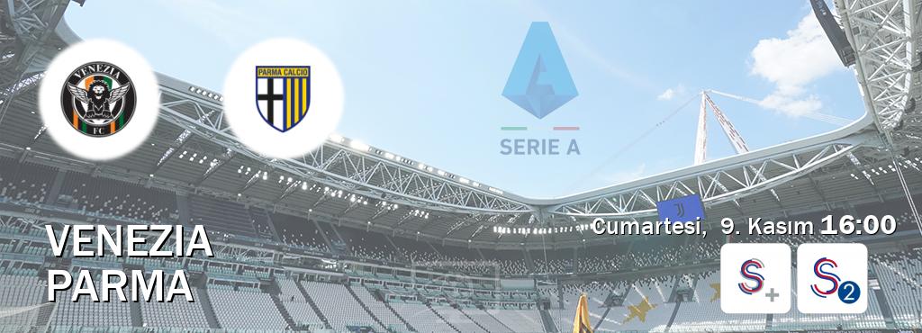 Karşılaşma Venezia - Parma S Sport + ve S Sport 2'den canlı yayınlanacak (Cumartesi,  9. Kasım  16:00).