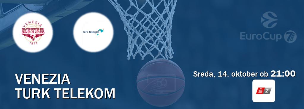 Dvoboj Venezia in Turk Telekom s prenosom tekme v živo na Sport TV 2.