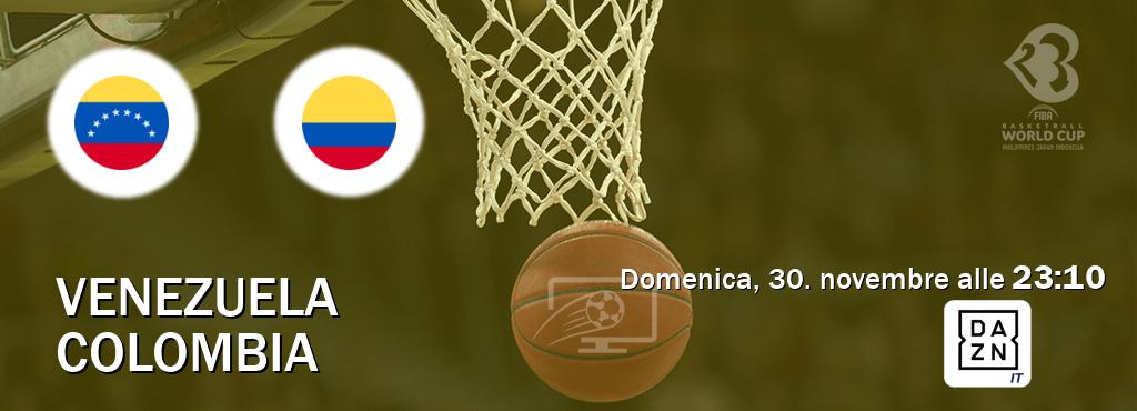 Il match Venezuela - Colombia sarà trasmesso in diretta TV su DAZN Italia (ore 23:10)