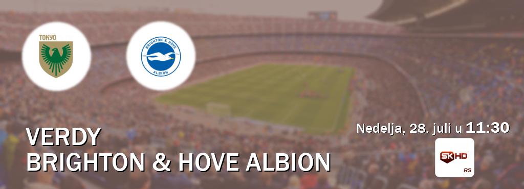 Izravni prijenos utakmice Verdy i Brighton & Hove Albion pratite uživo na Sportklub HD (nedelja, 28. juli u  11:30).