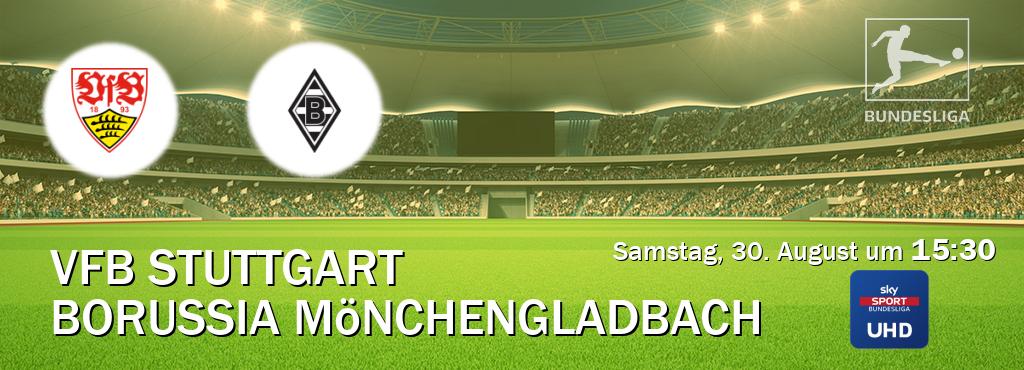 Das Spiel zwischen VfB Stuttgart und Borussia Mönchengladbach wird am Samstag, 30. August um 15:30, live vom Sky Bundesliga UHD übertragen. Das Spiel zwischen VfB Stuttgart und Borussia Mönchengladbach wird am Samstag, 30. August um 15:30, live vom Sky Bundesliga UHD übertragen.