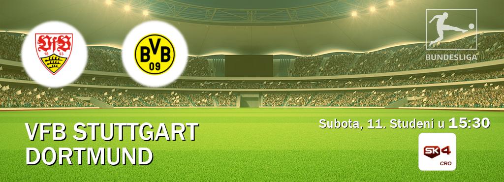 Izravni prijenos utakmice VfB Stuttgart i Dortmund pratite uživo na Sportklub 4 (Subota, 11. Studeni u  15:30).
