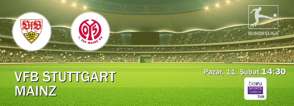 Karşılaşma VfB Stuttgart - Mainz Bein Sports Connect'den canlı yayınlanacak (Pazar, 11. Şubat  14:30).