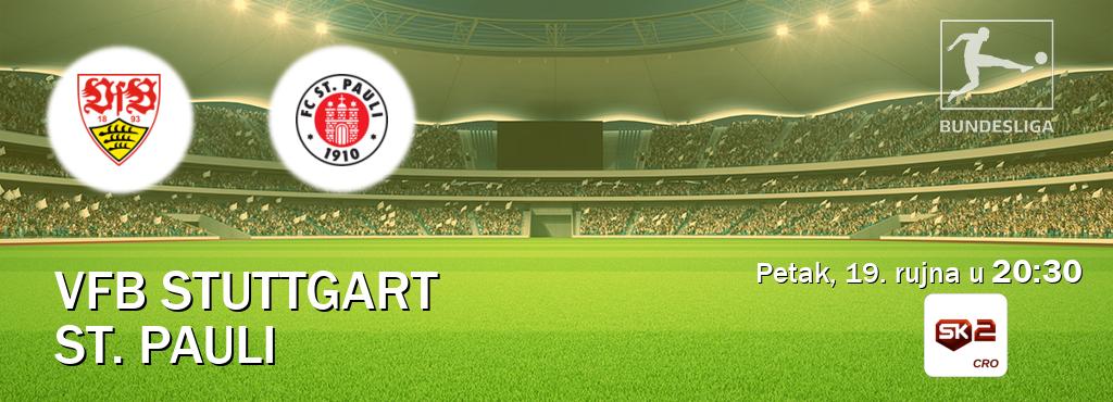 Izravni prijenos utakmice VfB Stuttgart i St. Pauli pratite uživo na Sportklub 2 (petak, 19. rujna u 20:30). Izravni prijenos utakmice VfB Stuttgart i St. Pauli pratite uživo na Sportklub 2 (petak, 19. rujna u 20:30).