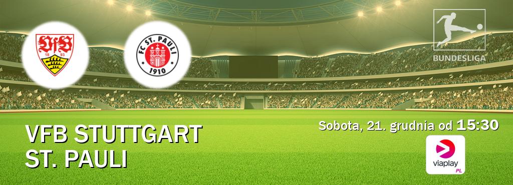 Gra między VfB Stuttgart i St. Pauli transmisja na żywo w Viaplay Polska (sobota, 21. grudnia od  15:30).