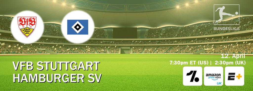You can watch game live between VfB Stuttgart and Hamburger SV on OneFootball, Amazon Prime Video UK(UK), ESPN+(US). You can watch game live between VfB Stuttgart and Hamburger SV on OneFootball, Amazon Prime Video UK(UK), ESPN+(US).
