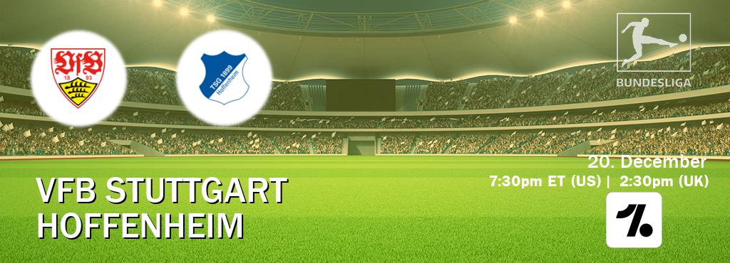 You can watch game live between VfB Stuttgart and Hoffenheim on OneFootball.